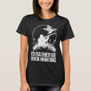 Camiseta Id Preferencialmentes Serem Patos Caçando Ganso En