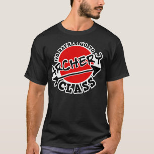 Camiseta Id preferencialmentes vão para a classe archery
