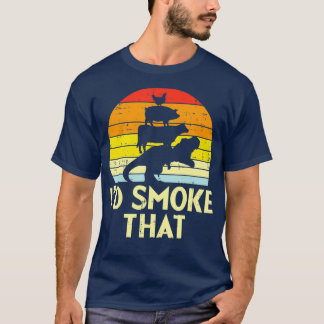 Camiseta Id Smoke That Chicken Pork Beef Tre Retro Bbq