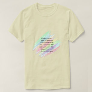 Camiseta Idade de 80 anos ou mais