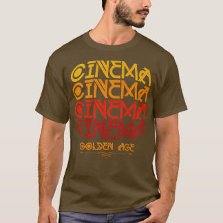 Camiseta Idade do Ouro em cinema