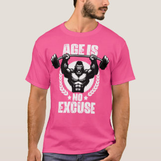 Camiseta Idade Não É Perdão Gorilla Pesar Citações De Gym