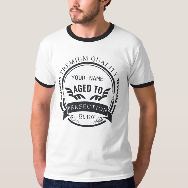 Camiseta Idade para a Perfecção (Frente)
