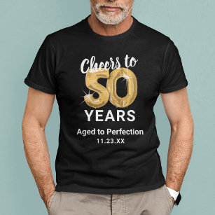 Camiseta Idade para Perfecção 50º aniversário da T-Shirt
