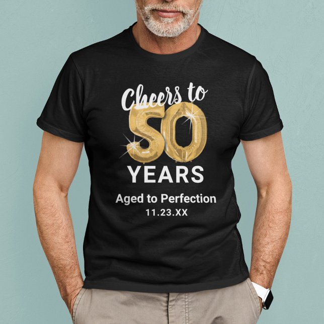 Camiseta Idade para Perfecção 50º aniversário da T-Shirt (Criador carregado)