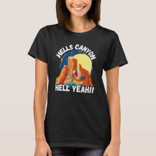 Camiseta Idaho ajuda Canyon Idaho a subir acampamento e rap