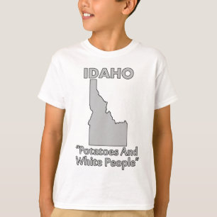 Camiseta Idaho - Batatas E Pessoas Brancas