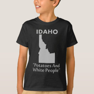 Camiseta Idaho - Batatas E Pessoas Brancas