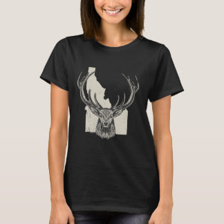 Camiseta Idaho Deer Caçando Idaho Deer Mountain