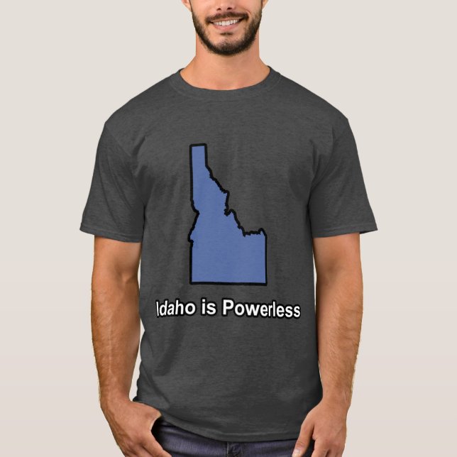 Camiseta Idaho é Impotente Boxy (Frente)