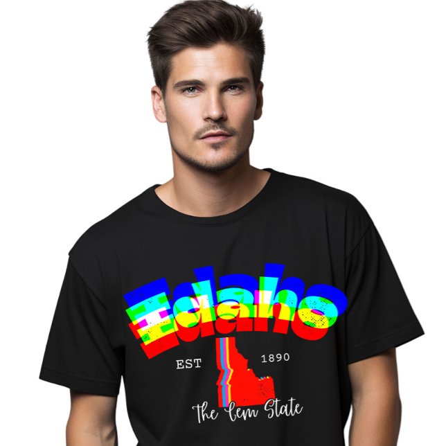 Camiseta Idaho, Estado Gem - Orgulho Estatal (Criador carregado)