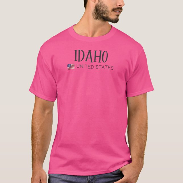 Camiseta Idaho Estados Unidos (Frente)