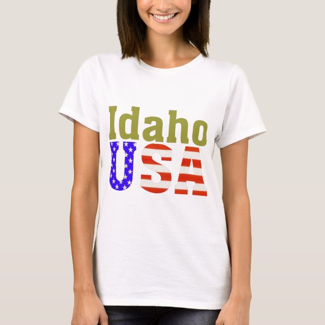 Camiseta Idaho EUA! (Frente)