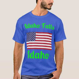 Camiseta Idaho Falls Idaho Estilosas Impressões1