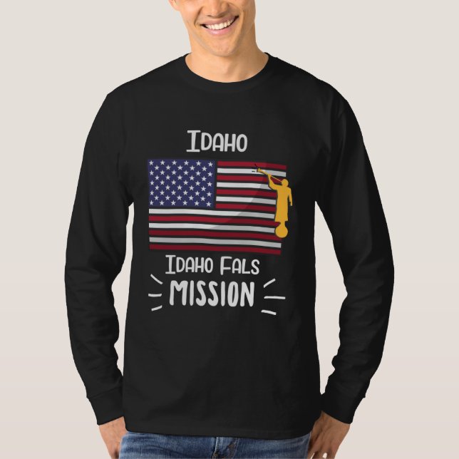 Camiseta Idaho Idaho Falls Mormon LDS Mission Missionary (Frente)