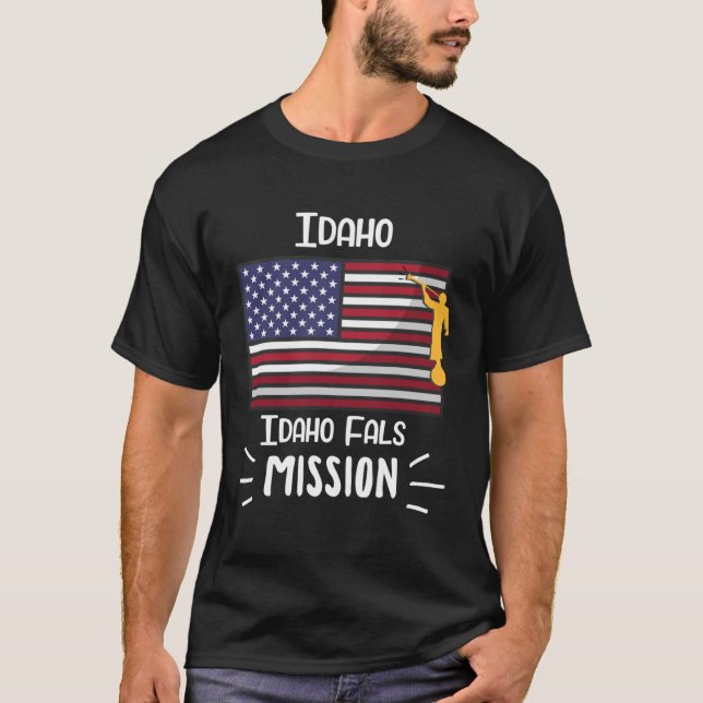 Camiseta Idaho Idaho Falls Mormon LDS Mission Missionary (Frente)