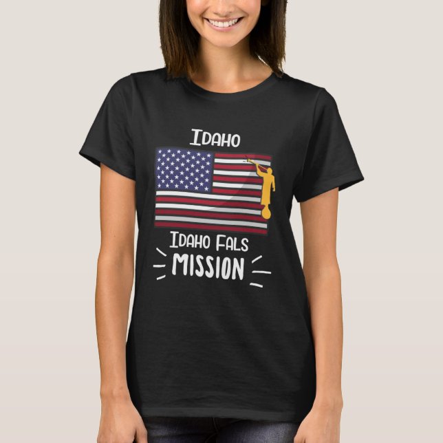 Camiseta Idaho Idaho Falls Mormon LDS Mission Missionary (Frente)