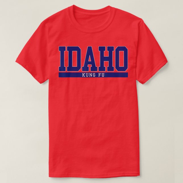 Camiseta Idaho Kung Fu (Frente do Design)
