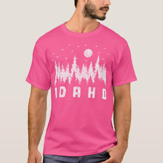 Camiseta Idaho Nature Lover Tres Forest Caminhando