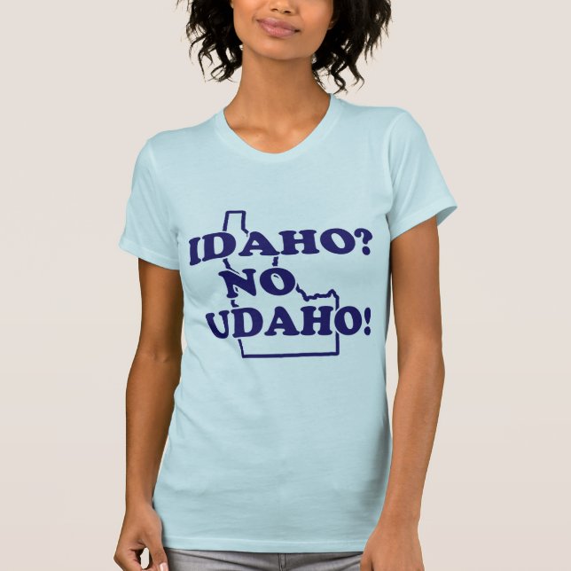 Camiseta Idaho nenhum Udaho (Frente)