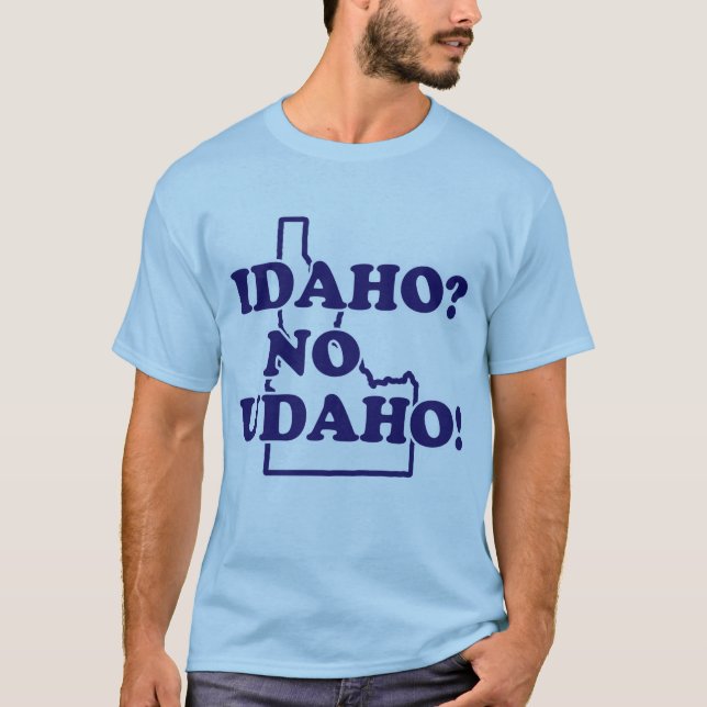 Camiseta Idaho nenhum Udaho (Frente)