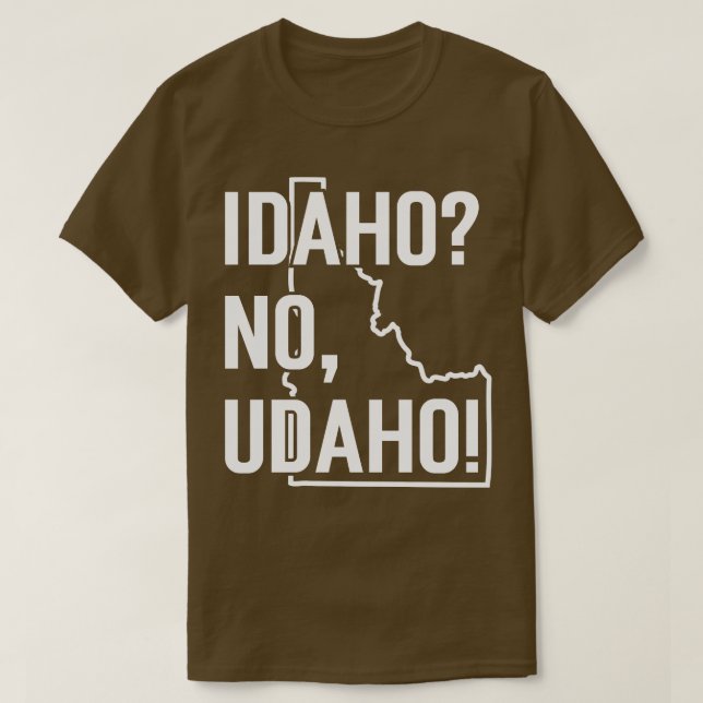 Camiseta Idaho No Udaho TShirt (Frente do Design)