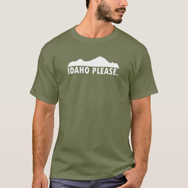 Camiseta Idaho Por Favor (Frente)