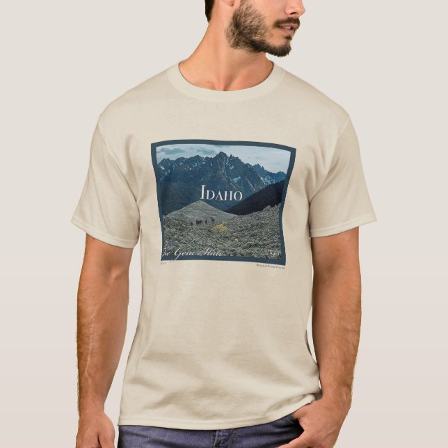 Camiseta Idaho Poster Art (Frente)