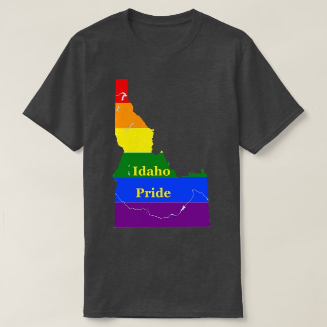 Camiseta Idaho Pride TShirt (Frente do Design)