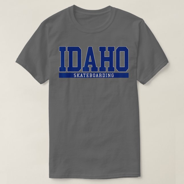 Camiseta Idaho Skateboarding  (Frente do Design)
