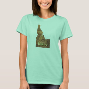 Camiseta Idaho Spud Map