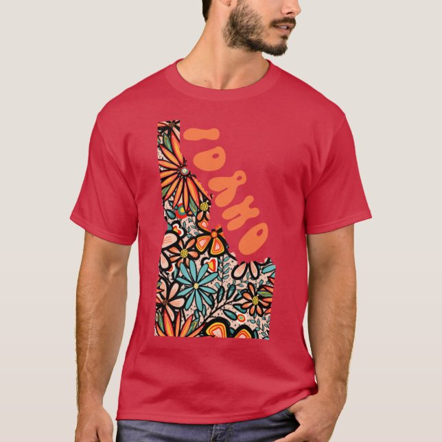 Camiseta Idaho State Design Artist Designed Illustration Fe (Frente)