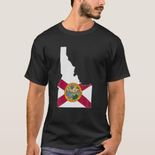 Camiseta IDAHO STATE MAP FLORIDA FL Flag Roots Men Women Gi