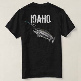 CAMISETA IDAHO STEELHEAD - AQUI PESCA PESCADA - IDAHO BRILH