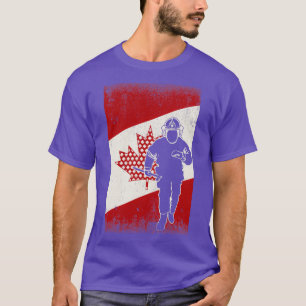 Camiseta ideal para bombeiros canadenses dedicados clássico