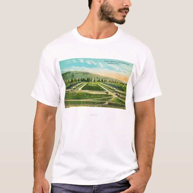 Camiseta Ideia aérea da agência indiana (Frente)