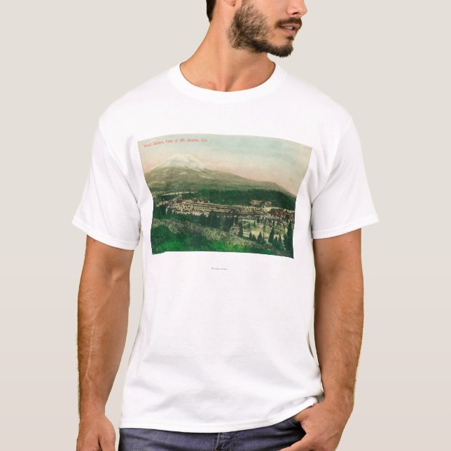 Camiseta Ideia aérea da estação da erva daninha na base do (Frente)