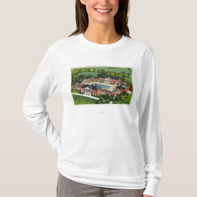 Camiseta Ideia aérea do centro recreativo dos termas de (Frente)