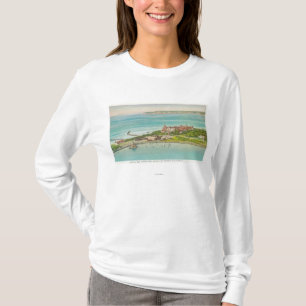 Camiseta Ideia aérea do del Coronado do hotel