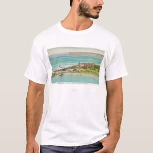 Camiseta Ideia aérea do del Coronado do hotel