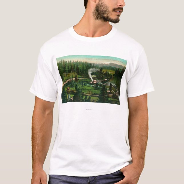 Camiseta Ideia aérea do laço de Cantara (Frente)