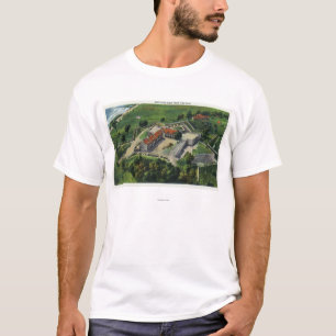 Camiseta Ideia aérea oriental das terras do forte