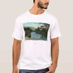 Camiseta Ideia cénico da boa pesca