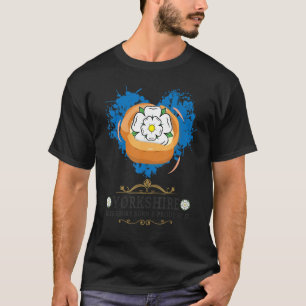 Camiseta Idéia da Bandeira da Rosa de Yorkshire para Crianç
