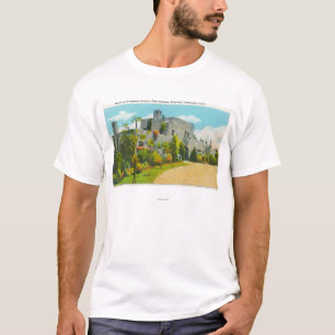 Camiseta Ideia da casa de Hoover, terreno de Stanford U