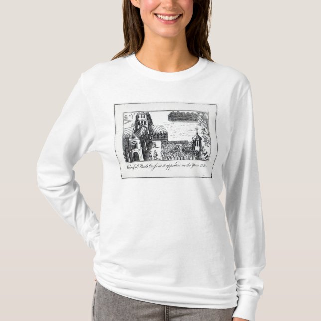 Camiseta Ideia da cruz de St Paul (Frente)
