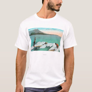 Camiseta Ideia da equitação do conselho dos surfistas, um a
