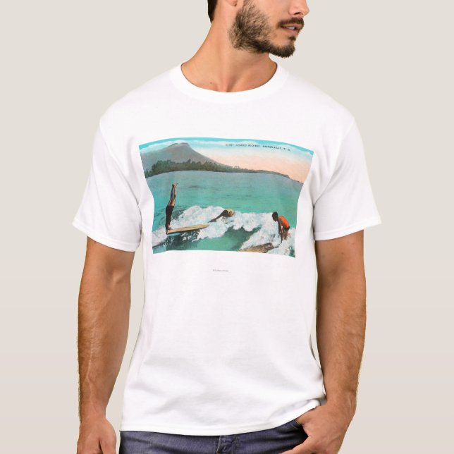 Camiseta Ideia da equitação do conselho dos surfistas, um a (Frente)