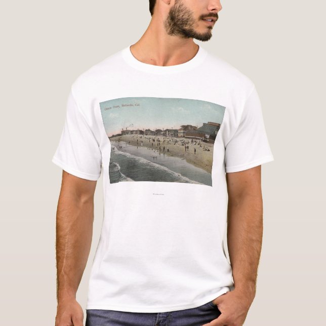 Camiseta Ideia da parte dianteira de oceano (Frente)