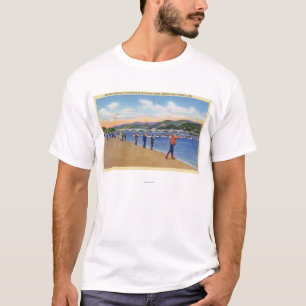 Camiseta Ideia da pesca Salmon dos pescadores